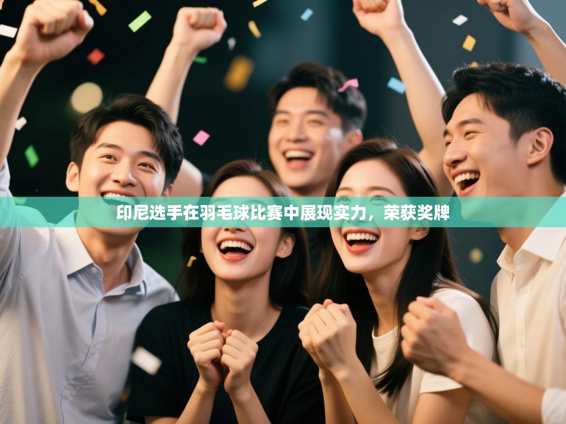 印尼选手在羽毛球比赛中展现实力，荣获奖牌